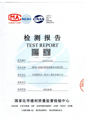 Wan Mei Tong BWFRP Pipe Inspection Report