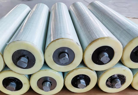 Fiberglass composite roller
